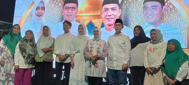 Gelar Halal Bihalal RTQ Beri Dukungan Penuh Indira Jusuf Ismail di Pilwalkot Makassar 2024