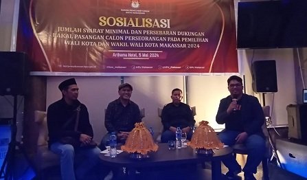 KPU Makassar Sosialisasi Bakal Calon Perseorangan Pilwalkot 2024