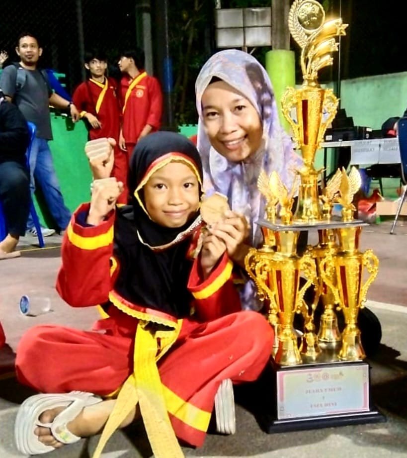 Aina Fadhillah Ramadhan, Siswi SD Negeri Balang Baru 1 Raih Medali Emas di Kejuaraan Tapak Suci se-Kota Makassar