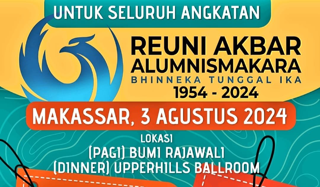Gelar Reuni Akbar Kolosal, Ribuan Alumni SMAKARA Angkatan 1954-2024 akan Berkumpul di Makassar