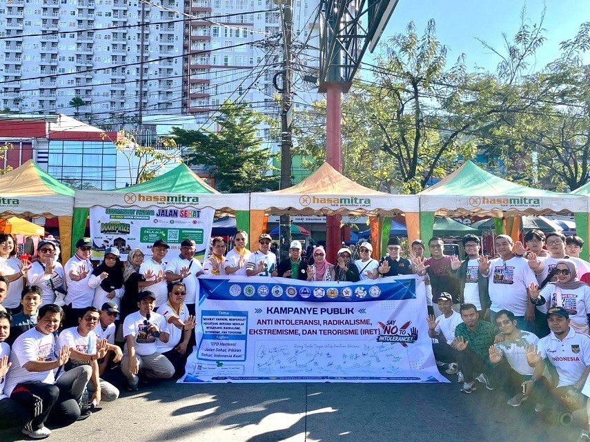 Satu Suara dari Makassar: 11 Organisasi Lintas Agama Gaungkan Gerakan Anti-IRET di Area CFD