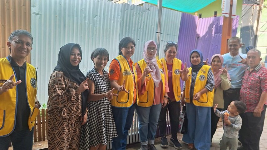Beraksi Nyata untuk Lingkungan, Lions Club Makassar Jeneberang Sukses Hadirkan Lorong Sayur Organik di Mariso