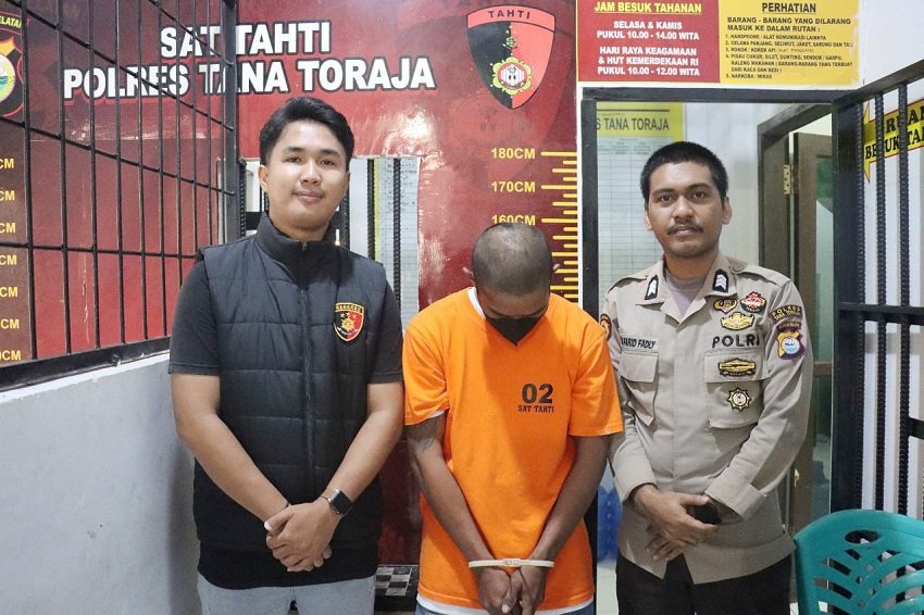 Resmob Polres Tana Toraja Amankan Pelaku Pencurian di Kelurahan Benteng Ambeso