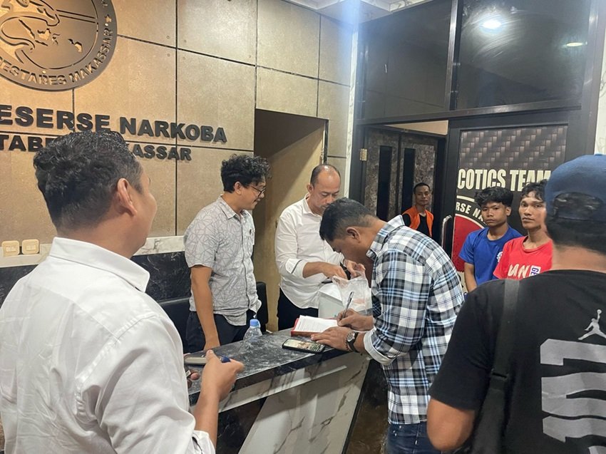Gelar Operasi di Kompleks Kusta Jongaya, Satgas Narkoba Deninteldam XIV/Hsn Amankan Tiga Tersangka