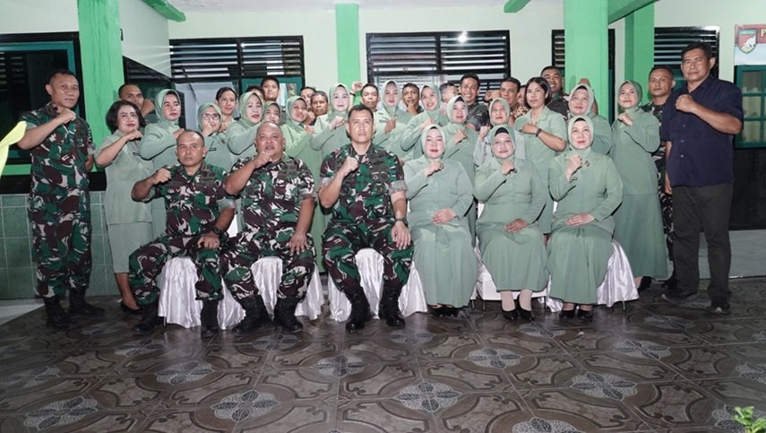 Pererat Kekompakan, Dandim 1408/Makassar Tinjau Koramil Sambil Tekankan Disiplin dan Kesederhanaan