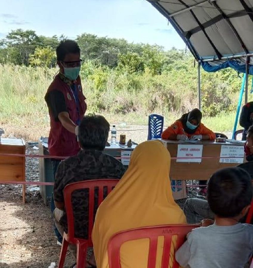 Perjalanan Makassar ke Morowali Enam Kali Disemprot Disinfektan