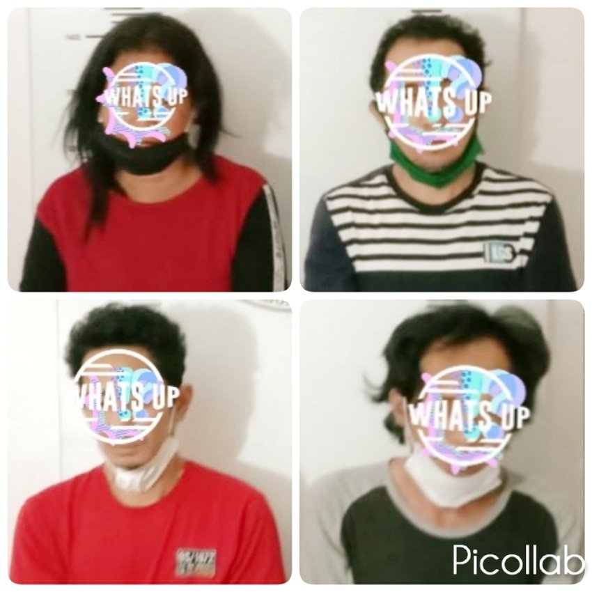 Dalam Sehari, Satnarkoba Polres Pelabuhan Makassar Bekuk Empat Pelaku Narkoba