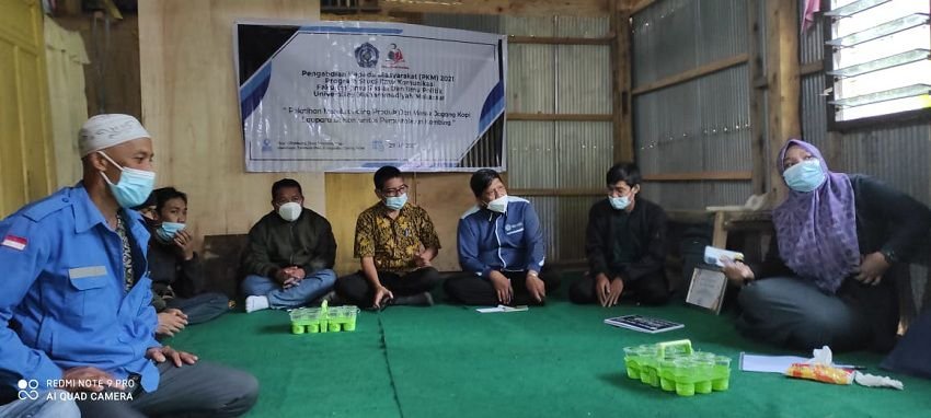 LP3M Unismuh Makassar Gelar Pelatihan Branding Produk dan Merek Dagang Kopi Lappara Pada Komunitas Perpustakaan Kambing di Mamampang Tombolopao Gowa