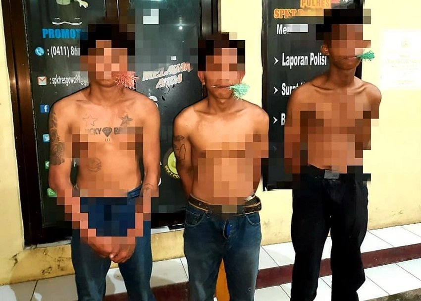Bubarkan Perang Kelompok, Seorang Polisi Terluka dan Enam Remaja Diamankan ke Polres Gowa