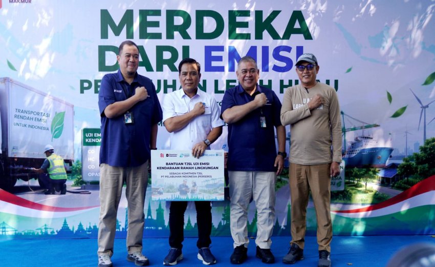 Pelindo Regional 4 Makassar Dukung 100 Kendaraan Ikuti Pemeriksaan Emisi di Pelabuhan Soekarno Hatta Makassar