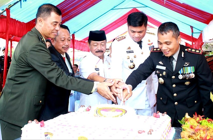 Polres Gowa Gelar Syukuran Perayaan Hari Bhayangkara ke-73