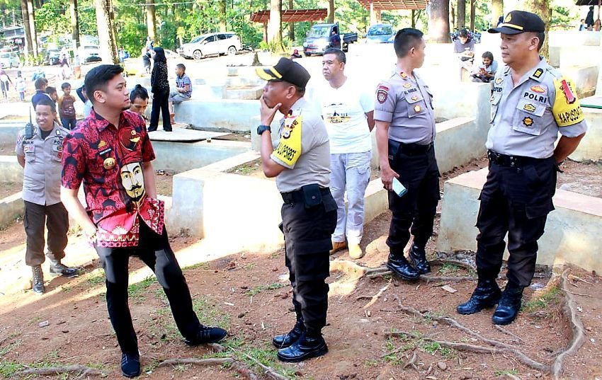 Polres Gowa Tinjau Lokasi Konser Musik di Even Beautiful Malino 2019