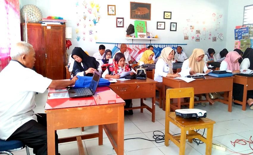 Dinas Pendidikan Sinjai Laksanakan Bimtek Pendampingan Sekolah Model