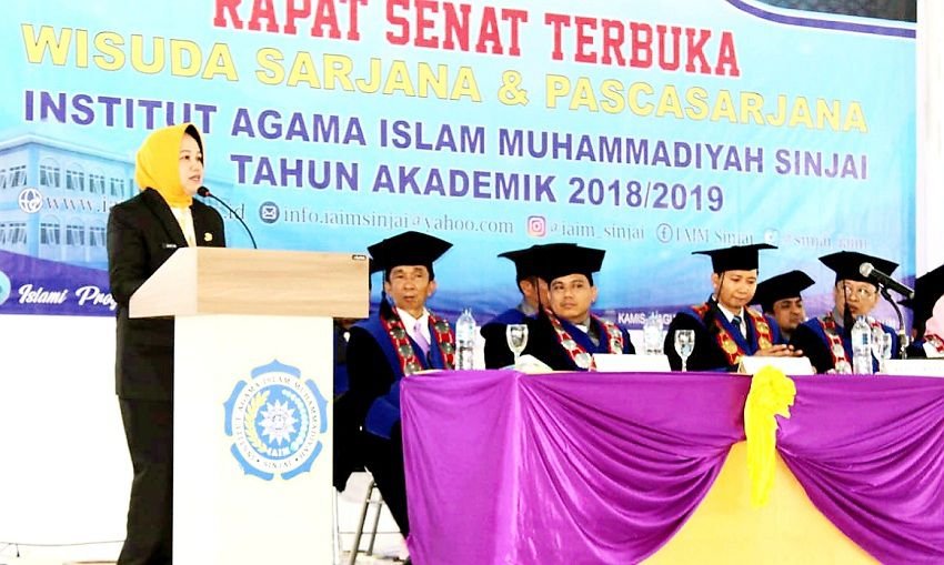 238 Mahasiswa IAIM Sinjai Ikuti Wisuda Sarjana Angkatan XXIV dan Pasca Sarjana I TA 2018/2019