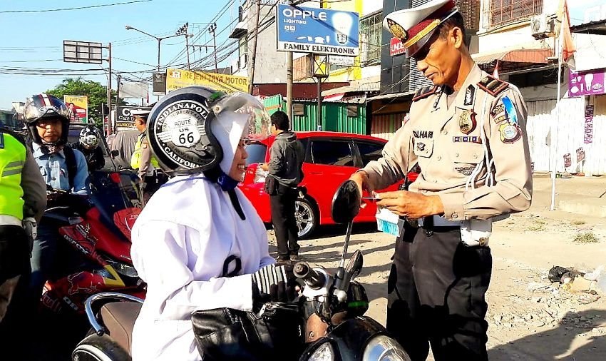 Operasi Patuh Hari Kelima, Polres Gowa Catat 80 Pelanggar