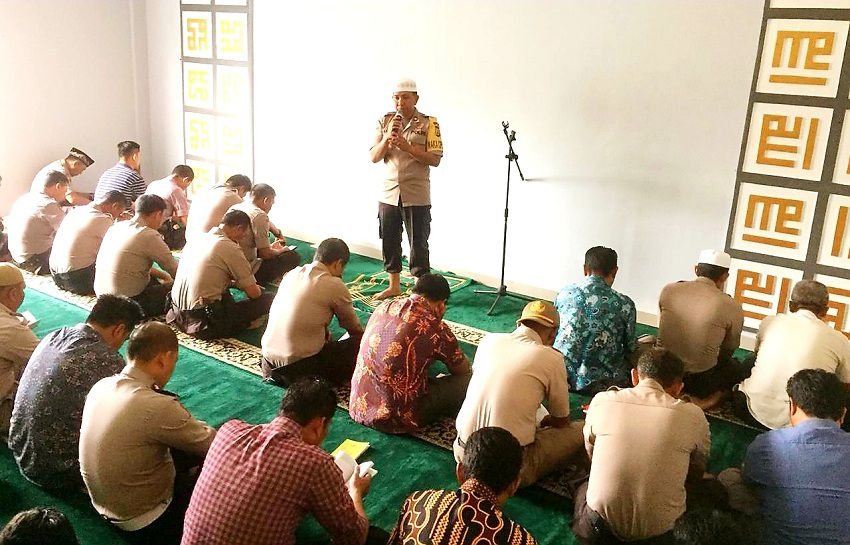 Jumat Ibadah, Polres Gowa Gelar Doa Bersama Untuk Kesejahteraan Negara Indonesia