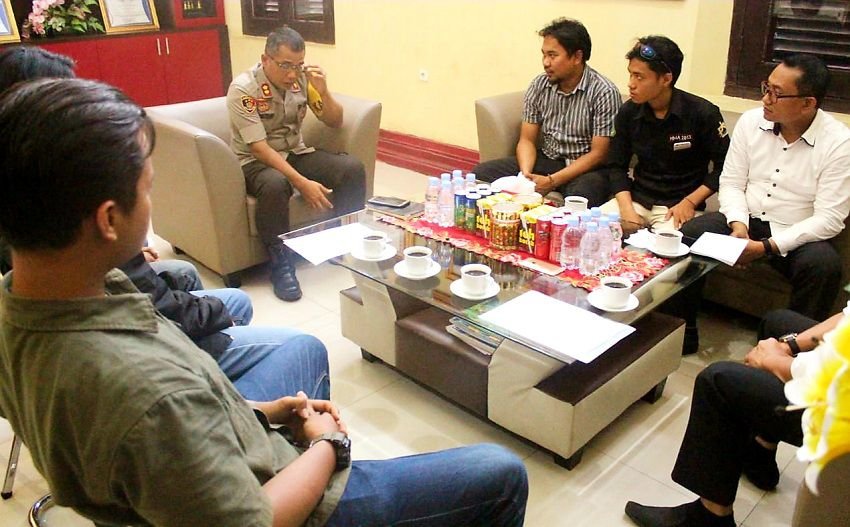 Dengarkan Aspirasi Mahasiswa UIN, Kapolres Lakukan Diskusi