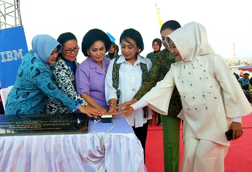 Dharma Pertiwi Pusat Gelar Baksos di Desa Tanjung Anom