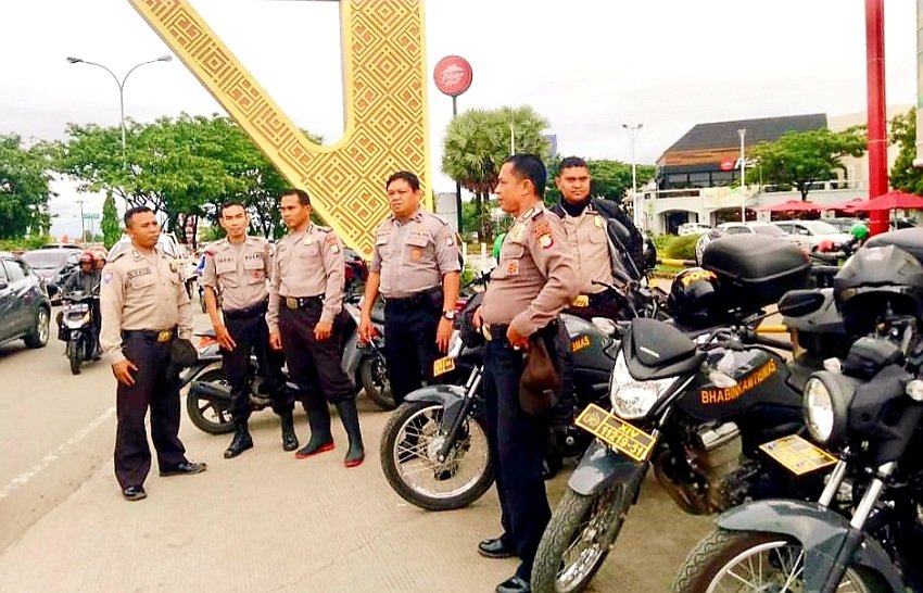 Pastikan Perayaan Natal Aman, Kapolres Gowa Kerahkan Pengamanan Pelapis di Operasi Lilin 2018