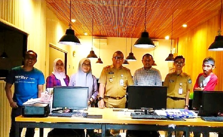Kabag Humas Gowa Silaturahmi ke Kantor Go Media Group