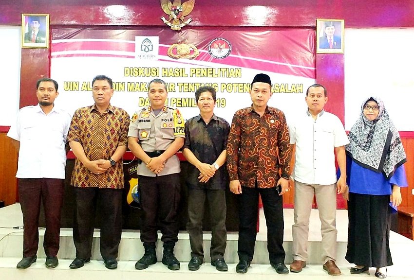 Polres Gowa Gandeng UINAM Teliti Potensi Masalah Dalam Pemilu 2019 di Kabupaten Gowa