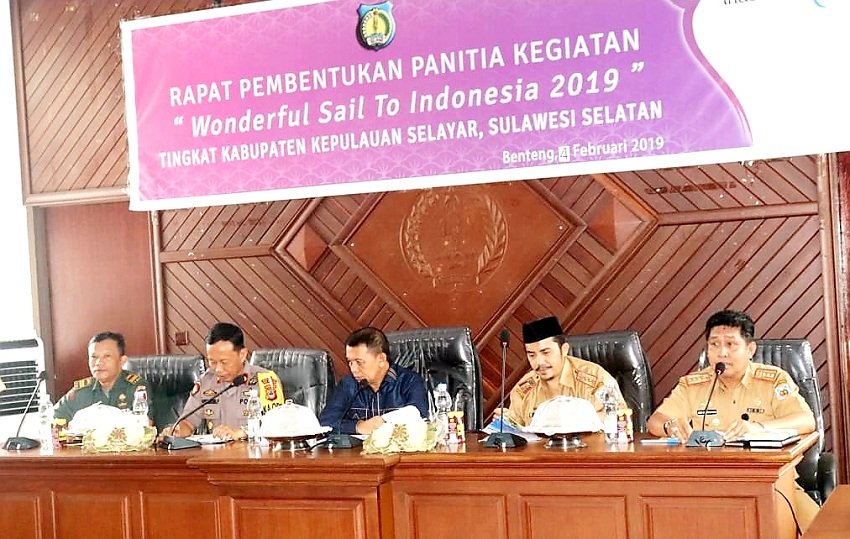 Sekda Selayar Harapkan Even "Wonderful Sail To Indonesia 2019" Berlangsung Sukses
