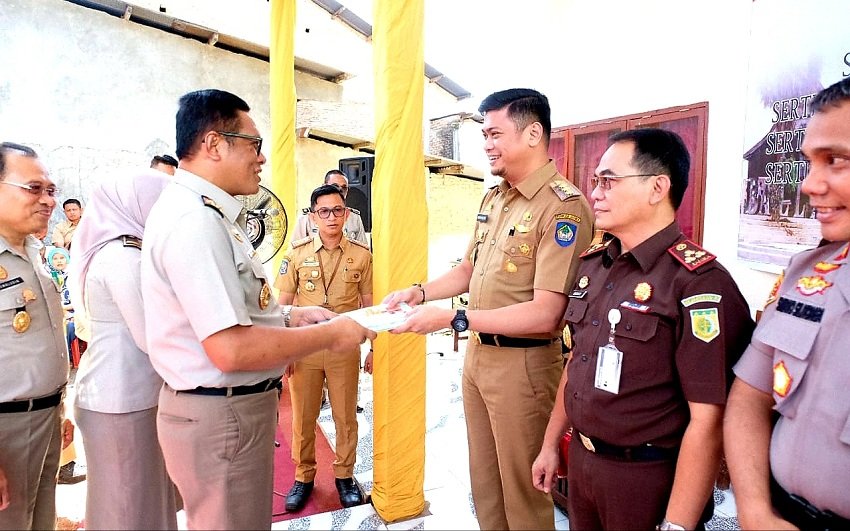 Sertifikat PTSL Gowa 2018 Rampung 100 Persen