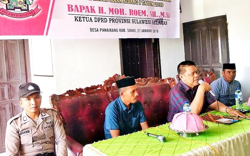 Ketua DPRD Sulsel Laksanakan Temu Konstituen di Desa Panaikang