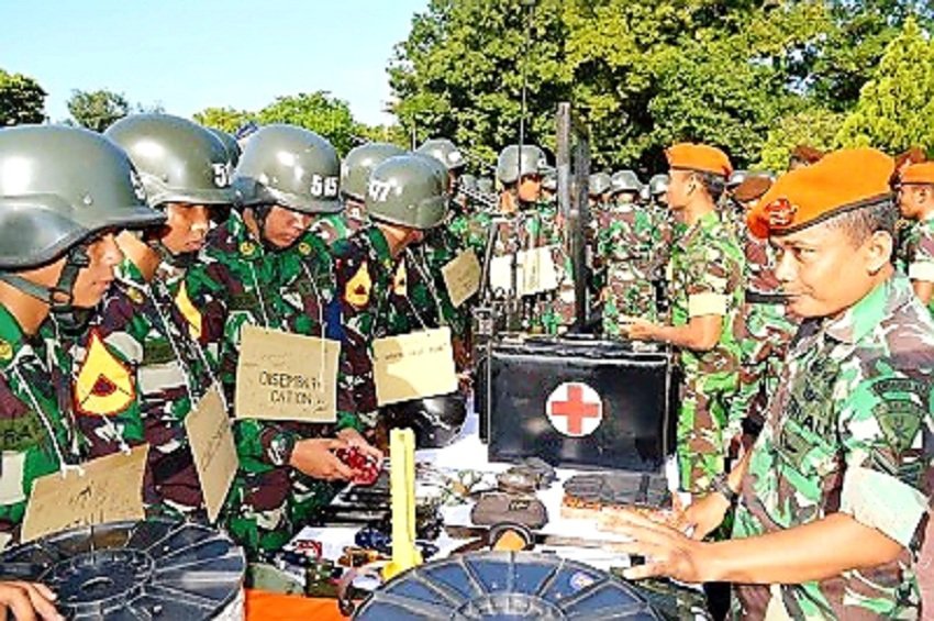 Denhanud 474 Paskhas Terima Orientasi 115 Karbol AAU