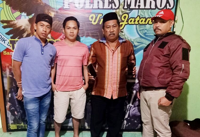 Personil Polsek Moncongloe Amankan Pelaku Penadahan HP Hasil Curian