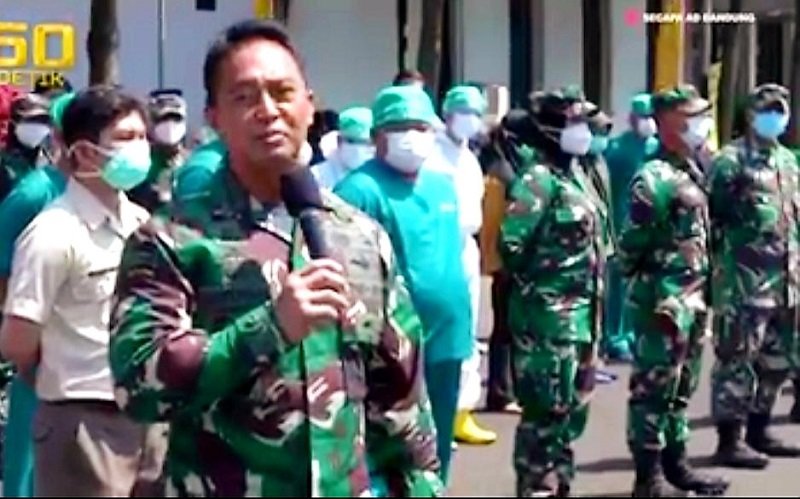 Kasad Pimpin Acara Pelepasan Siswa Secapa-AD yang Sudah Pulih dari Covid-19